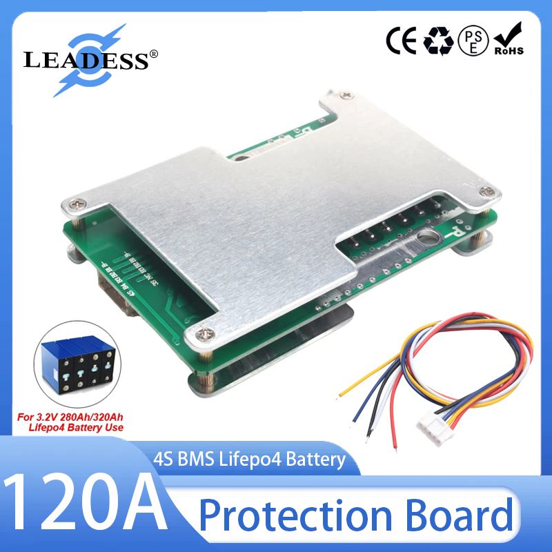 Proto Board - 4S 12V 120A LiFePO4 リチウムイオンバッテリー保護ボード電源バッテリーバランス/強化 BMS