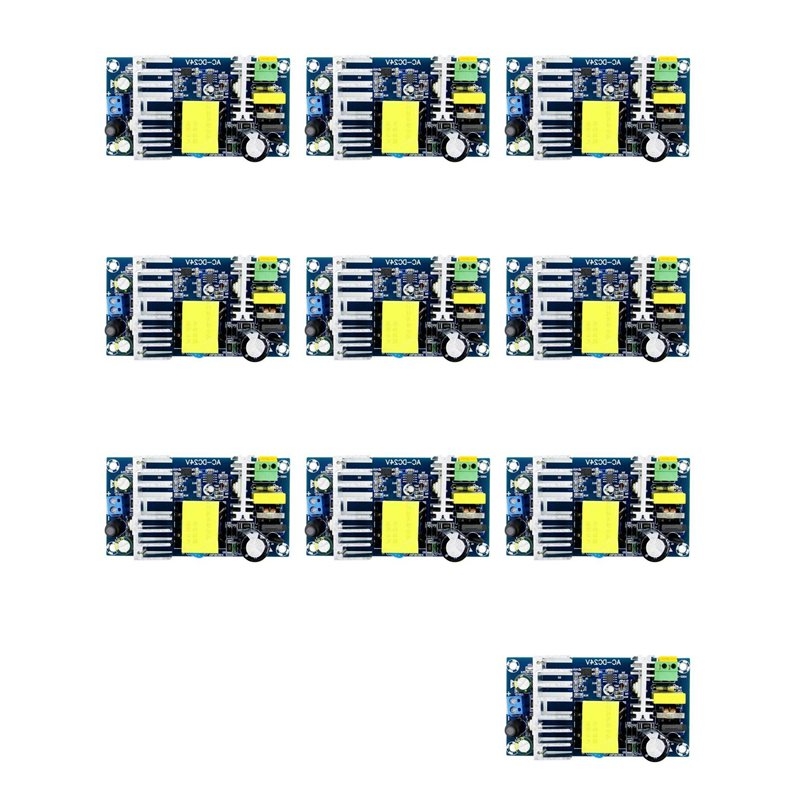 Dc Dc Converter - ABMI-10X AC 110V/220VからDC 24V 6AへのAC-DCスイッチング電源ボードモジュール、降圧コンバーター、100W、XK-2412-24 DC電源。
