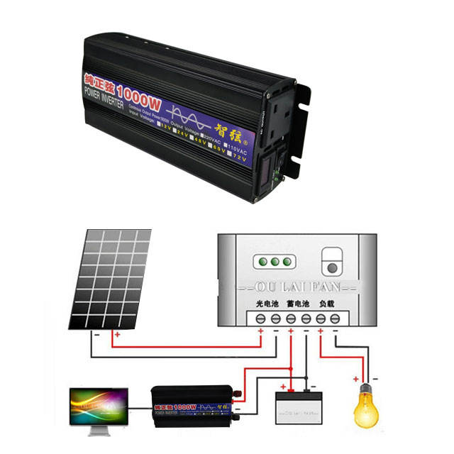 Dc Dc Converter - 純正弦波インバーター 1000W 500W DC 12V 24V