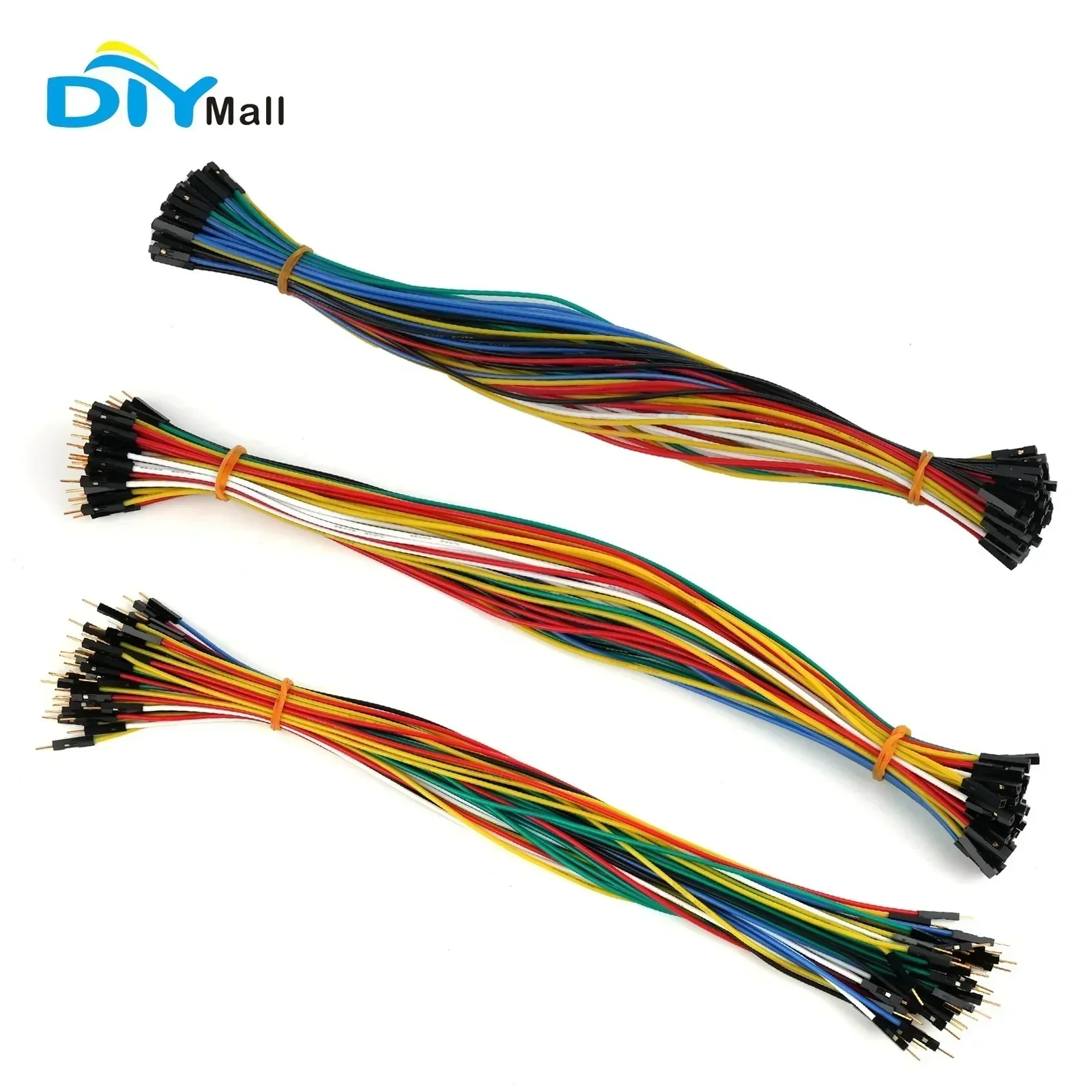 Jumper Wire Kit - 30cm 22AWG シリコンジャンパーワイヤーセット、金メッキ端子付き、ブレッドボードテスト用 - 電子機器愛好家向け60本セット