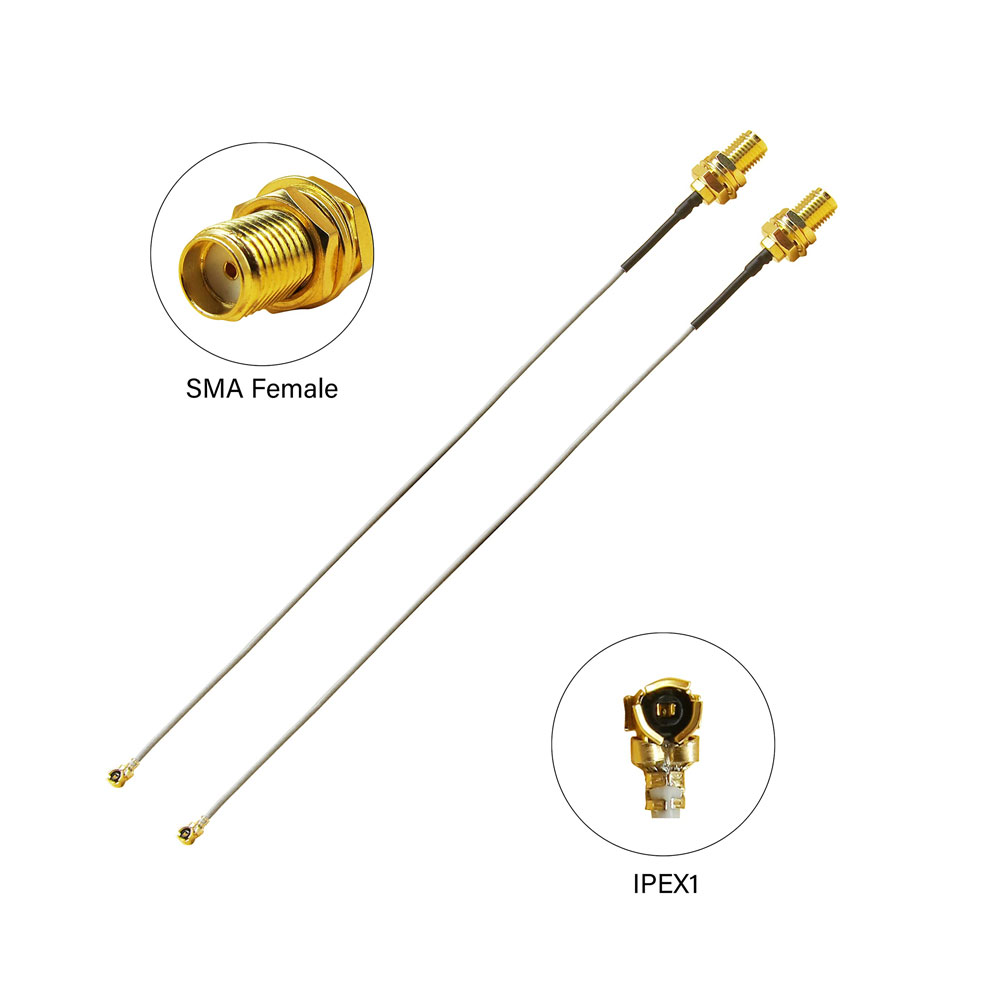 IPEX U.FL - SMAメスケーブル 6インチ RG1 - Ipex Connector のレビューと価格