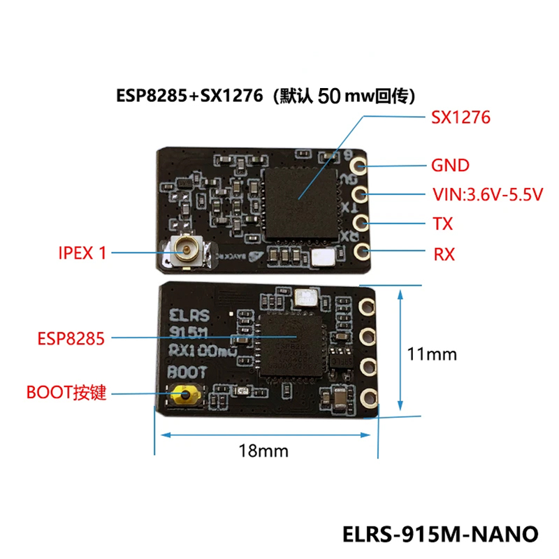 BAYCK ELRS 900MHz 915MHz NANO  - Ipex Connector のレビューと価格