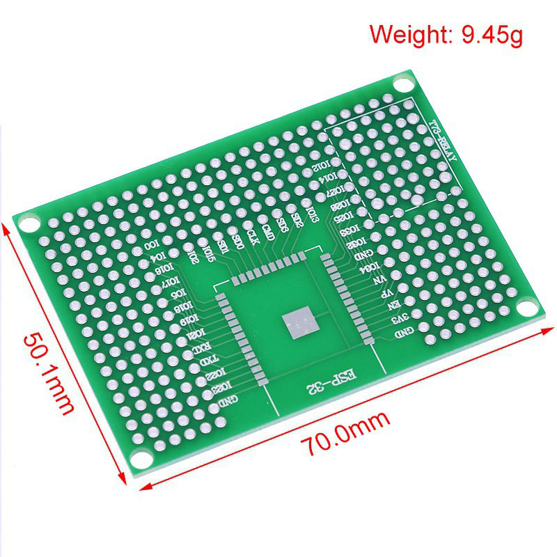 2〜100個 5X7 両面錫メッキブレッドボードプロトタイプ - Pcb Prototyping Board のレビューと価格