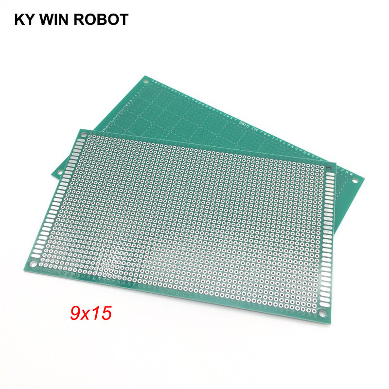 1本9x15cm 90x150mmシングルサイドPCBユニバ - Pcb Prototyping Board のレビューと価格