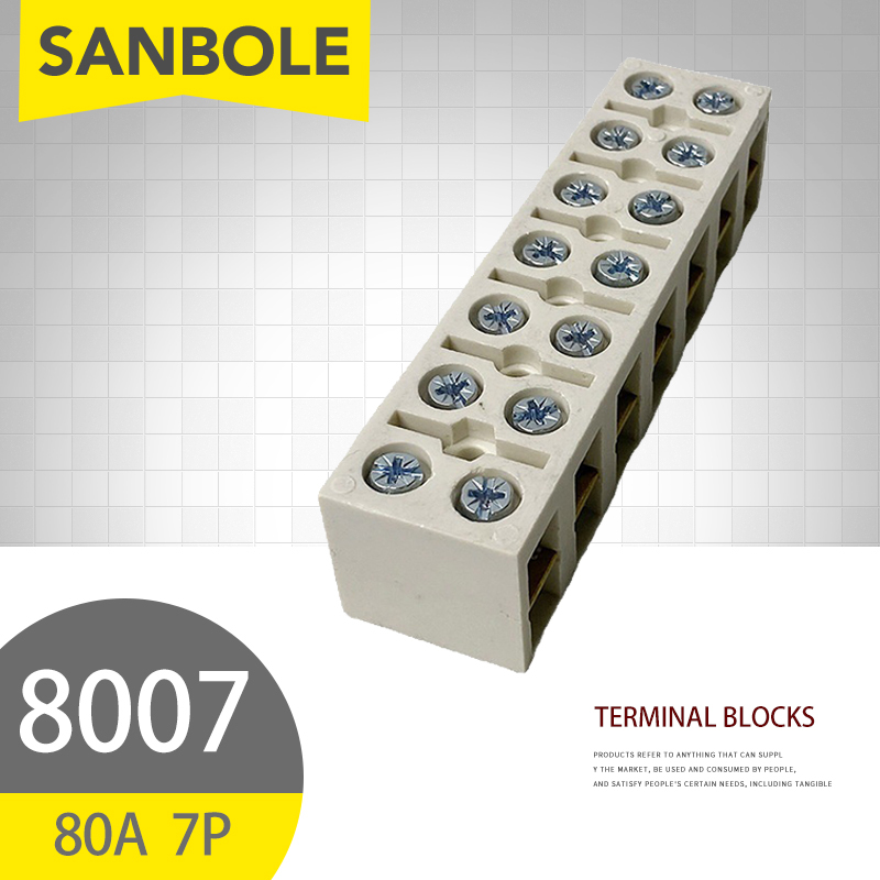 10個80A/7 10p端子台固定型ベース接続端子ネジでコネ - Screw Terminal Block のレビューと価格