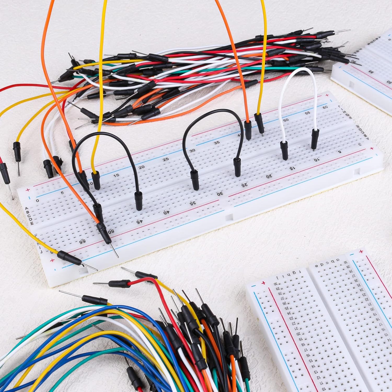 プレミアムブレッドボードジャンパーワイヤーコンボスターターキ - Jumper Wire Kit のレビューと価格