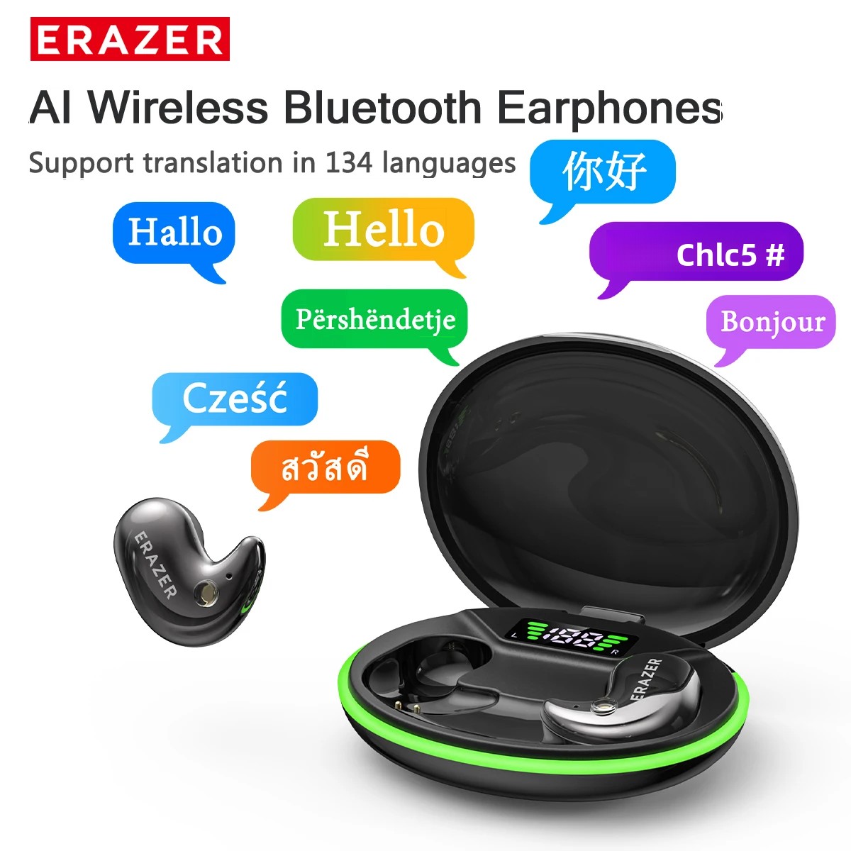 EARZER XF58 インイヤー型Bluetoothヘッド - Usb C Cable のレビューと価格