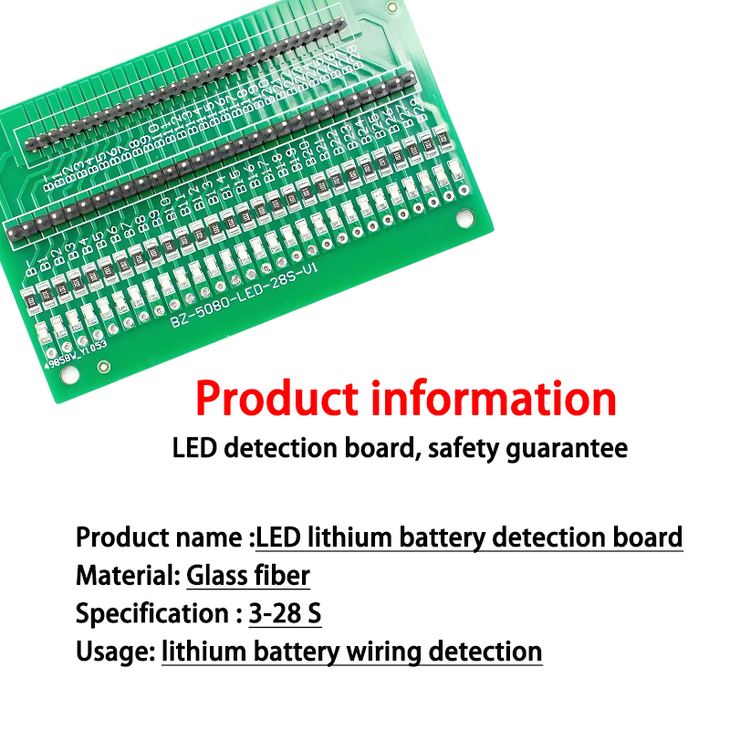3S～28S LED検出ボードケーブルテスターライト、リチウ - Proto Board のレビューと価格