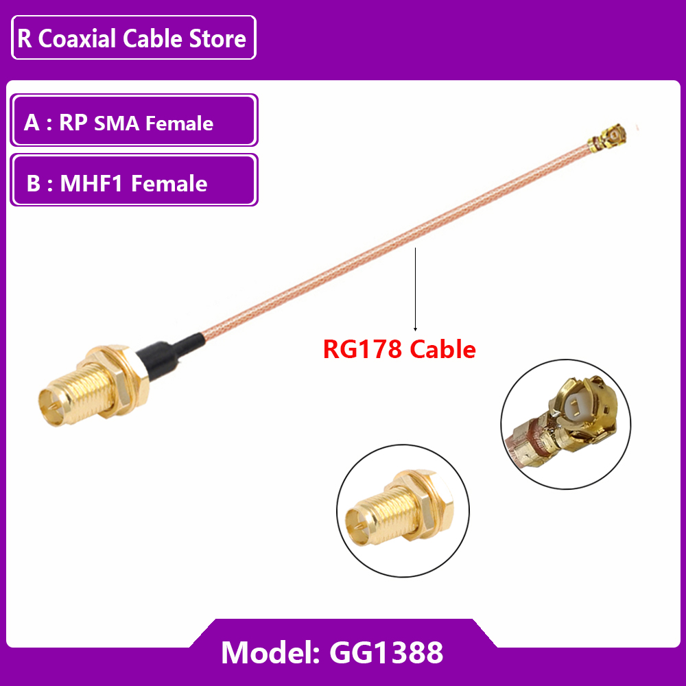 1PC UFL u.FL MHF メス- SMA メス 防水 - Ipex Connector のレビューと価格